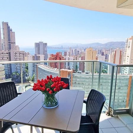 Skyline 9 Moderno Apartamento Con Terraza Privada Y Vistas Бенидорм Экстерьер фото