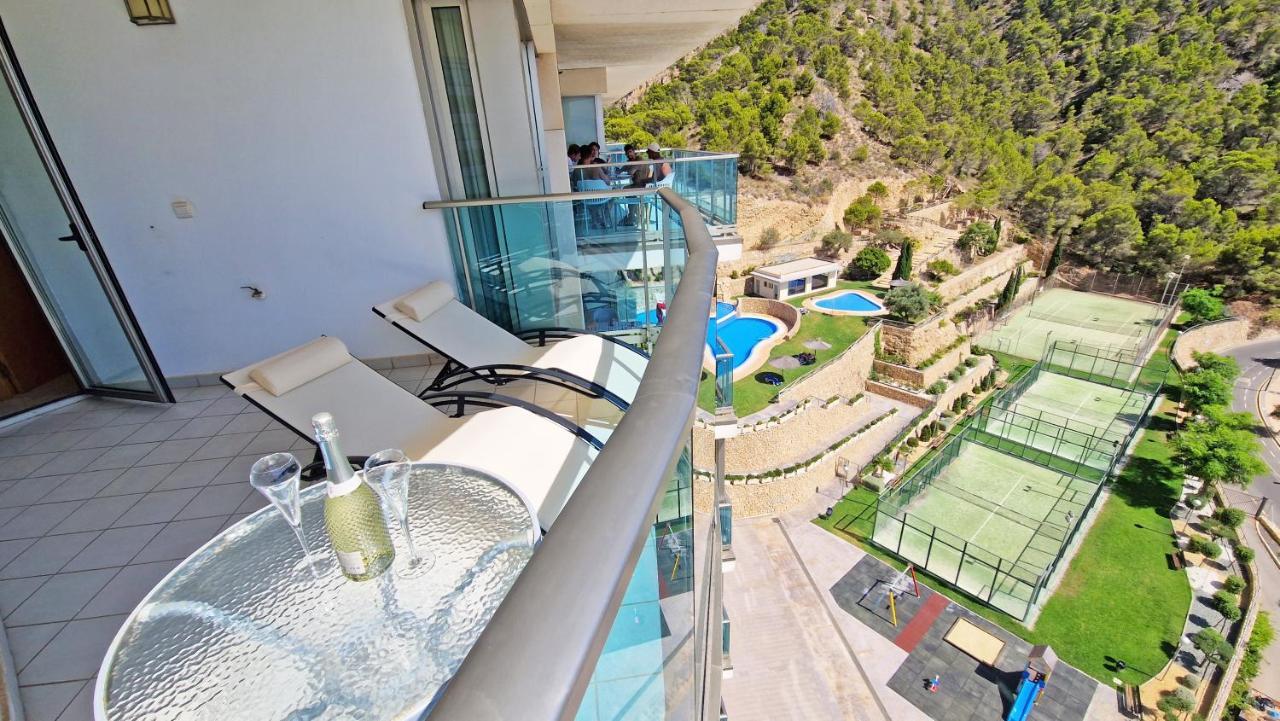 Skyline 9 Moderno Apartamento Con Terraza Privada Y Vistas Бенидорм Экстерьер фото