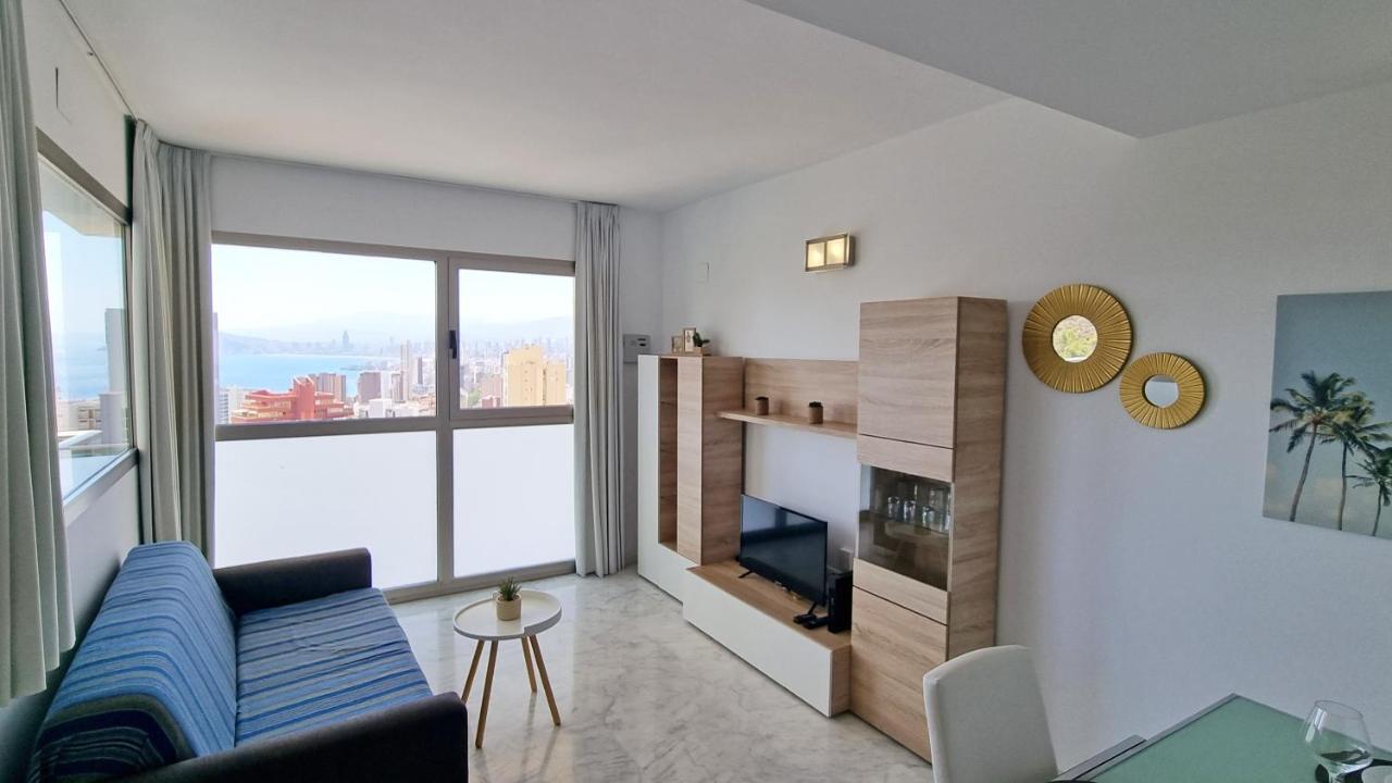 Skyline 9 Moderno Apartamento Con Terraza Privada Y Vistas Бенидорм Экстерьер фото
